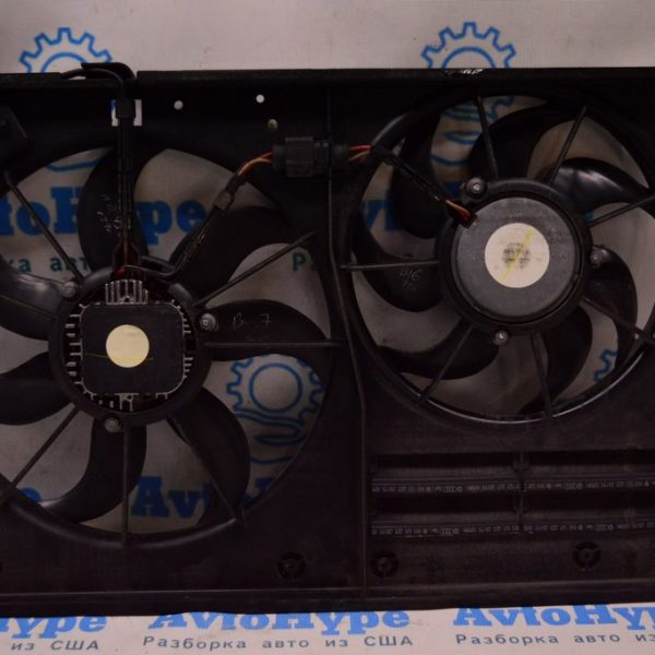 Вентилятор охлаждения лев VW Passat b8 USA большой (02) 1KM959455G