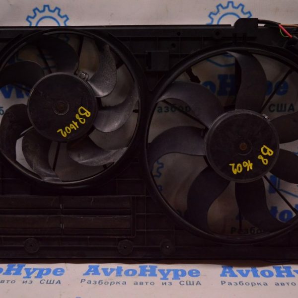 Вентилятор охлаждения прав VW Passat b8 USA малый (02) 1KM959455E