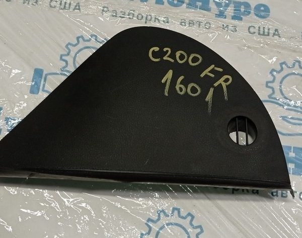 Накладка передней панели боковая правая Chrysler 200 15-17 черная 1UY42DX9AB