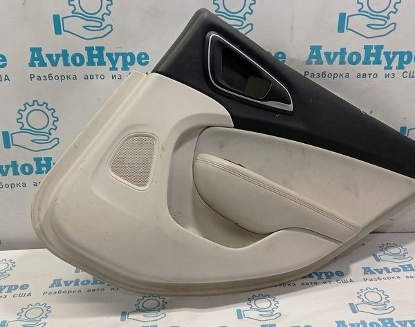 Обшивка двери (карточка) зад прав Chrysler 200 15-17 серый низ 5VD981L2AA