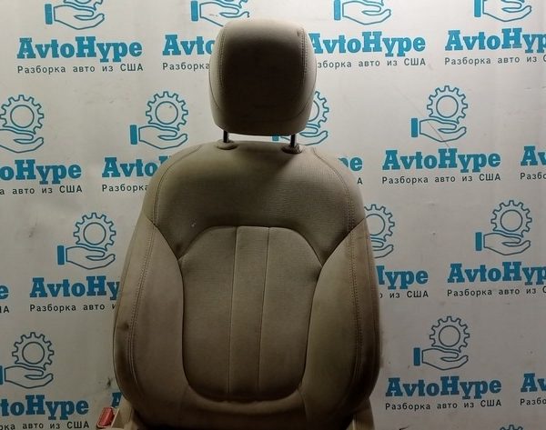 Водительское сидение Chrysler 200 15-17 Тряпка серая без airbag 5SJ97DX9AG