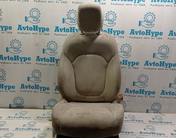 Пассажирское сидение Chrysler 200 15-17 Тряпка серая без airbag 5SK08DX9AE