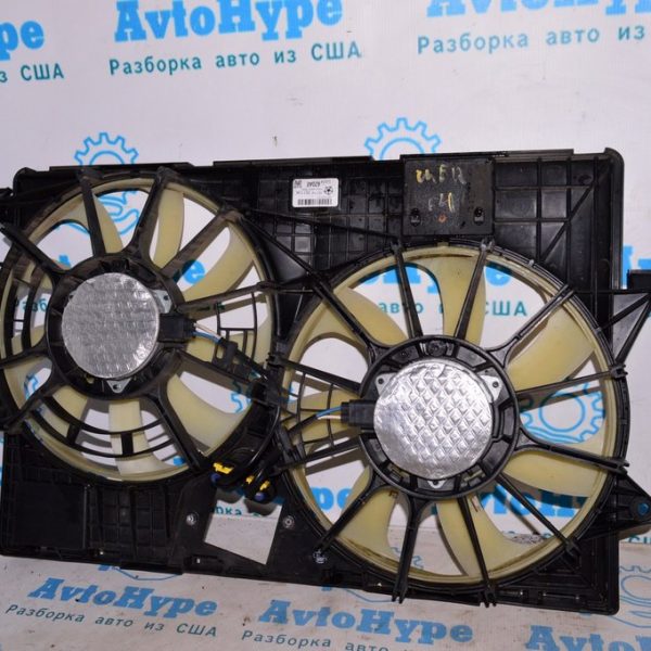 Диффузор кожух радиатора в сборе Jeep Cherokee KL 14- 2.0 2.4 3.2 на 2 мотора (04) 52014621AG