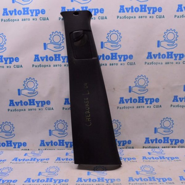 Накладка центральной стойки верхняя (ремень) левая Jeep Cherokee KL 14- черн 6FF59DX9AA