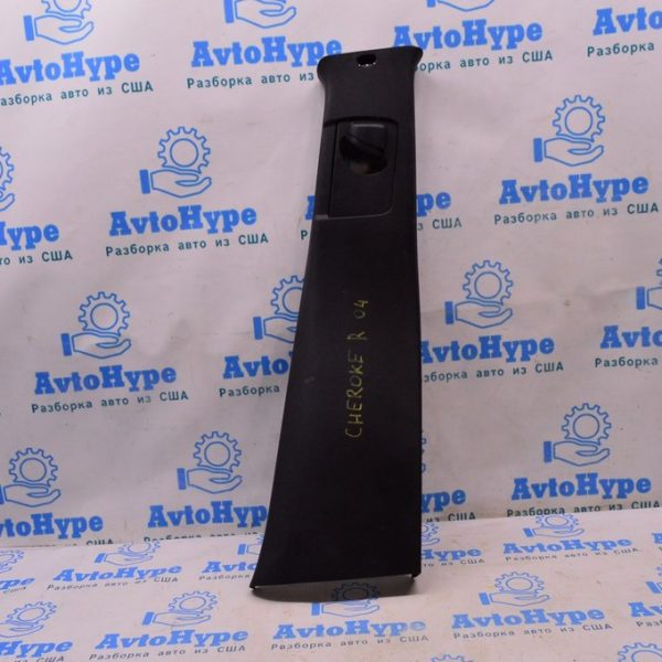 Накладка центральной стойки верхняя (ремень) правая Jeep Cherokee KL 14- черн 6FF58DX9AA