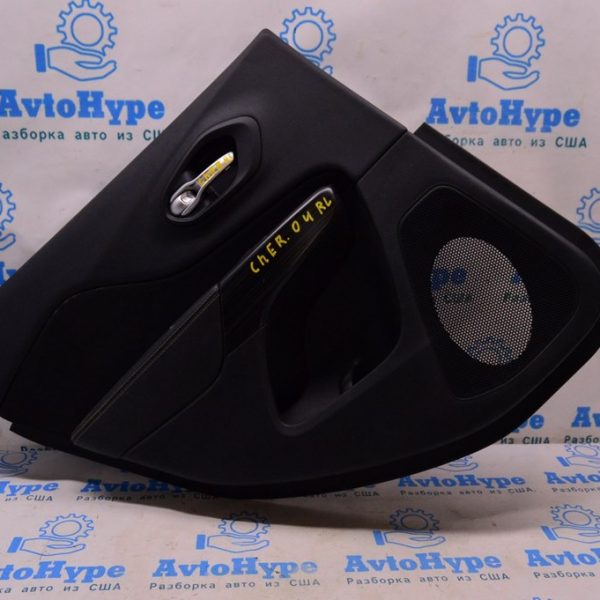 Обшивка двери (карточка) зад лев Jeep Cherokee KL 14- черн (04) 6MD211X9AB