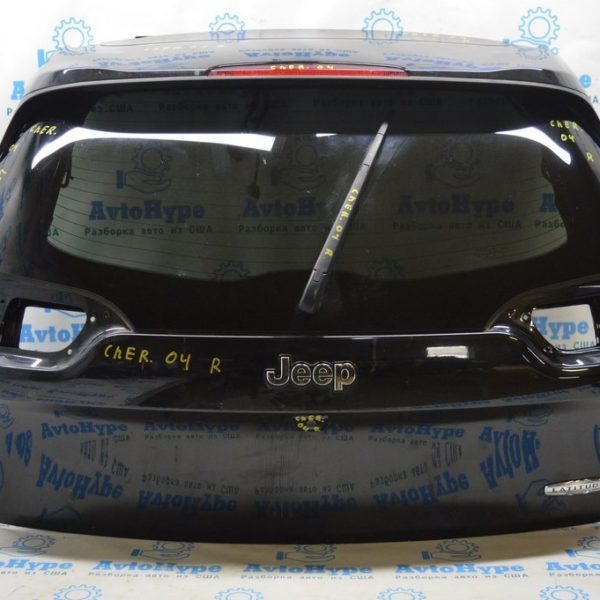 Дверь багажника голая Jeep Cherokee KL 14-18 дорест черная,цвет PXR (04) 68236459AB
