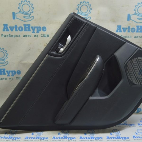 Обшивка двери карточка задняя левая Honda Clarity 18-21 usa черн с черн вставкой 83751-TRW-A21ZB