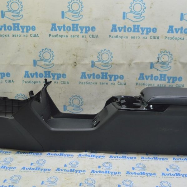 Консоль центральная подлокотник и подстаканники Honda Clarity 18-21 usa черн 83401-TRT-003ZA