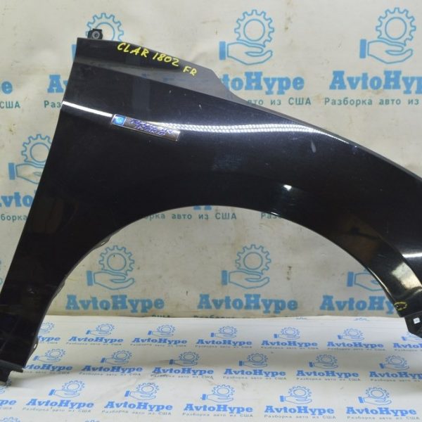 Крыло переднее правое Honda Clarity 18-21 usa (02) черное, тычка 60211-TRV-A90ZZ