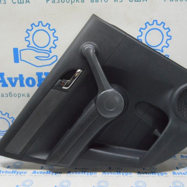 Обшивка двери (карточка) зад лев Honda CRV 07-11 черн 83751-SWA-A01ZD