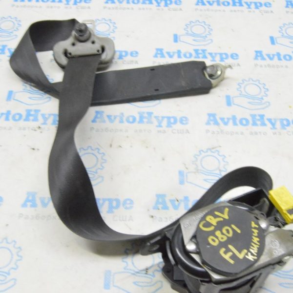 Водительский ремень безопасности Honda CRV 07-09 черн (01) клинит 04818-SXS-A20ZA