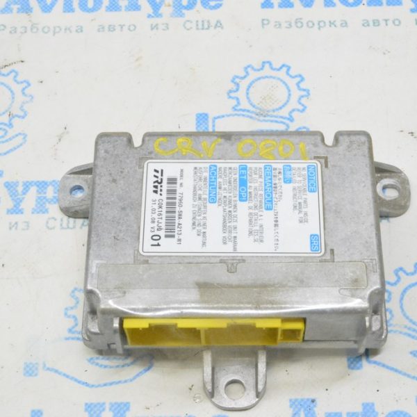 Модуль srs airbag компьютер подушек безопасности Honda CRV 07-09 (01) 77960-SWA-A213-M1 77960-SWA-A21
