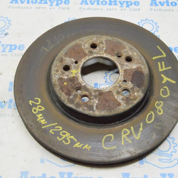 Диск тормозной перед лев Honda CRV 07-11 295/28мм 45251-STK-A00