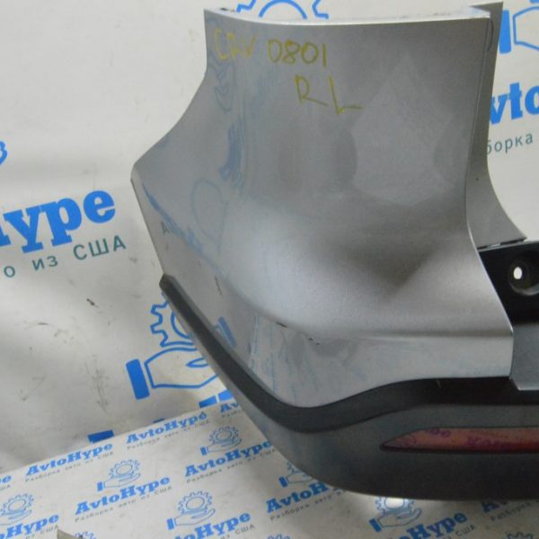 Бампер задний голый левый Honda CRV 07-09 (01) серебро, царапины 04718-SWA-A90ZZ