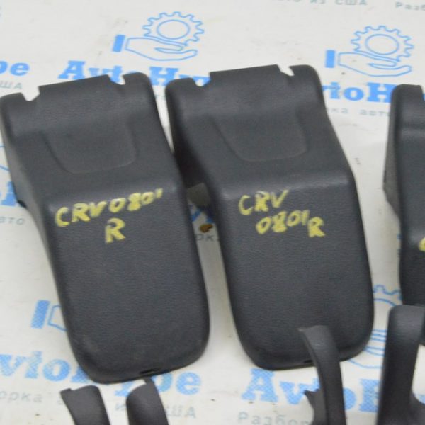 Накладка салазки сидений 2 ряд передняя левая наружняя Honda CRV 07-11 черн 82595-SWA-A01ZB