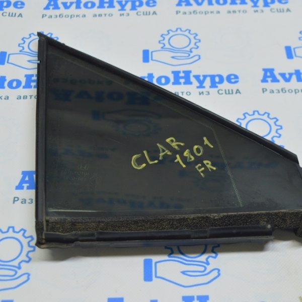 Стекло двери треугольник переднее правое Honda Clarity 18-21 usa 73330-TRT-A02
