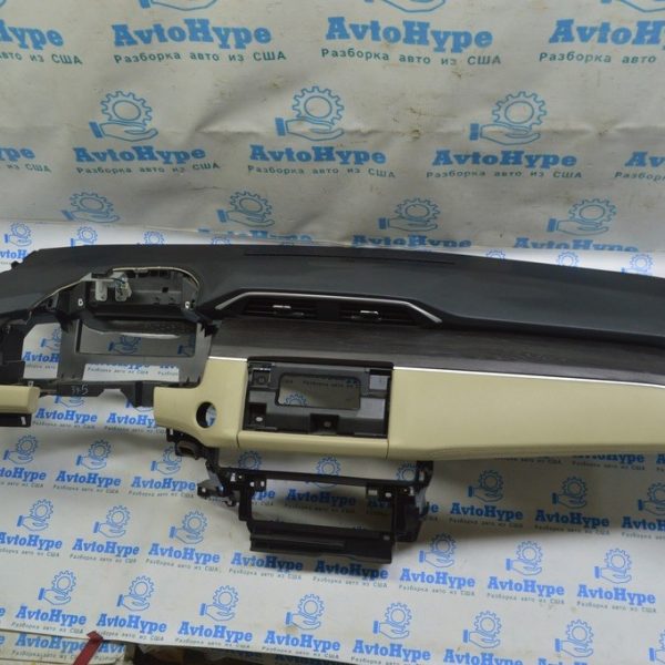 Торпедо передняя панель c AIRBAG Honda Clarity 18-21 usa черная с беж (01) 77100-TRT-A00ZA