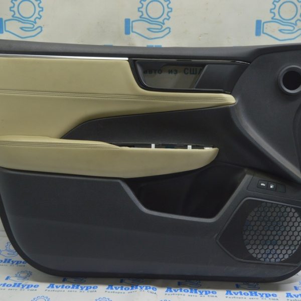 Обшивка двери карточка передняя левая Honda Clarity 18-21 usa беж с черн вставкой 83551-TRV-A11ZA