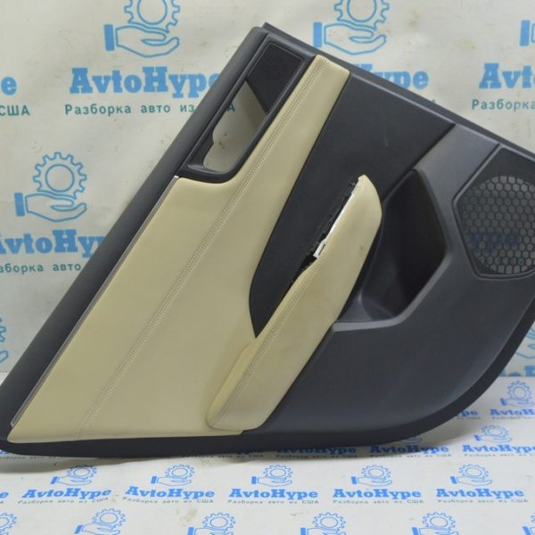 Обшивка двери карточка задняя левая Honda Clarity 18-21 usa беж с черн вставкой 83751-TRV-A11ZA