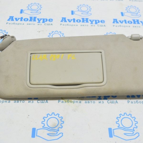 Козырек левый Honda Clarity 18-21 usa, с крючком, с подсветкой, беж, дефект крепления (01) 83280-TRT-A52ZA