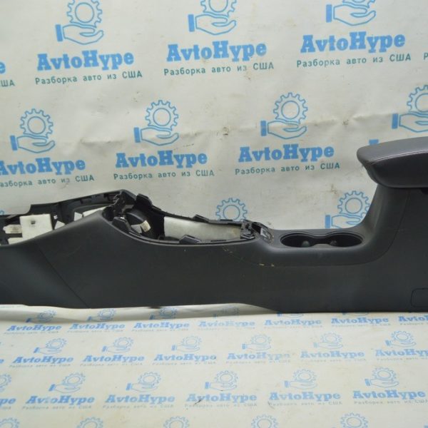 Консоль центральная подлокотник и подстаканники Jeep Compass 17- кожа черн с красн строчк TRH 5VA43DX9AC