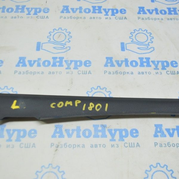 Накладка передней стойки средняя левая Jeep Compass 17- черная 5SZ57DX9AC