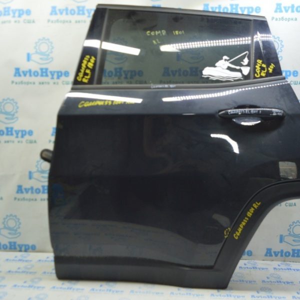Дверь голая задняя левая Jeep Compass 17- графит (01) тычка в цвет 68246269AB
