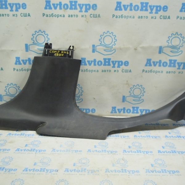 Накладка порога задняя правая Jeep Compass 17- черная, царапины 6EQ32DX9AB