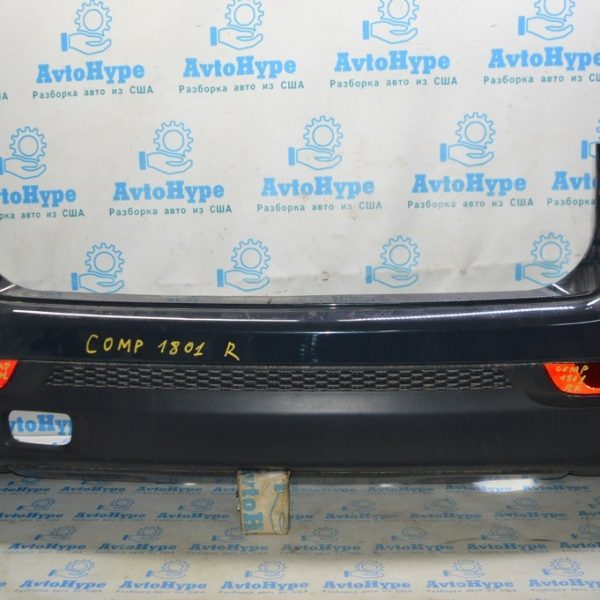 Бампер задний голый верхняя часть Jeep Compass 17- графит, без парктроников (01) 5SY37TZZAB