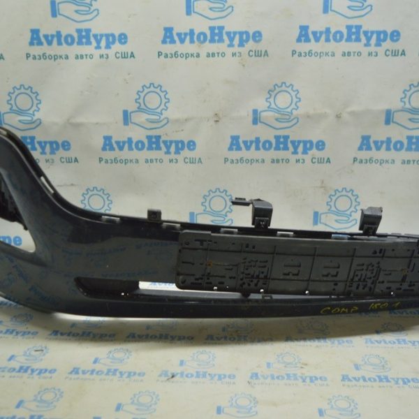 Бампер передний голый верхняя часть Jeep Compass 17- графит, нет правой части (01) 68351154AD