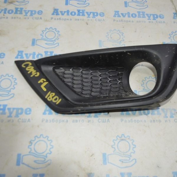 Решетка бампера левая Jeep Compass 17- структура под птф (01) надлом крепл 5UP97RXFAB