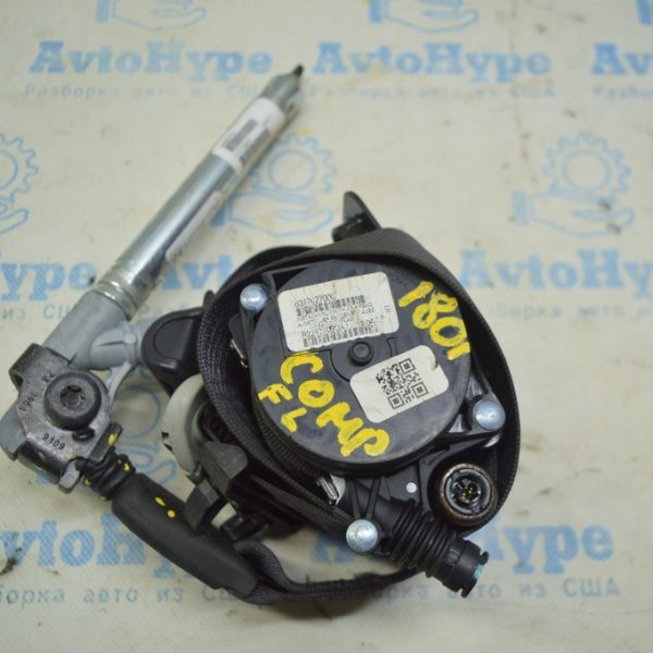 Водительский ремень безопасности Jeep Compass 17 - черный, с натяжителем, стрельнувший (01) 5SU99PS4AD