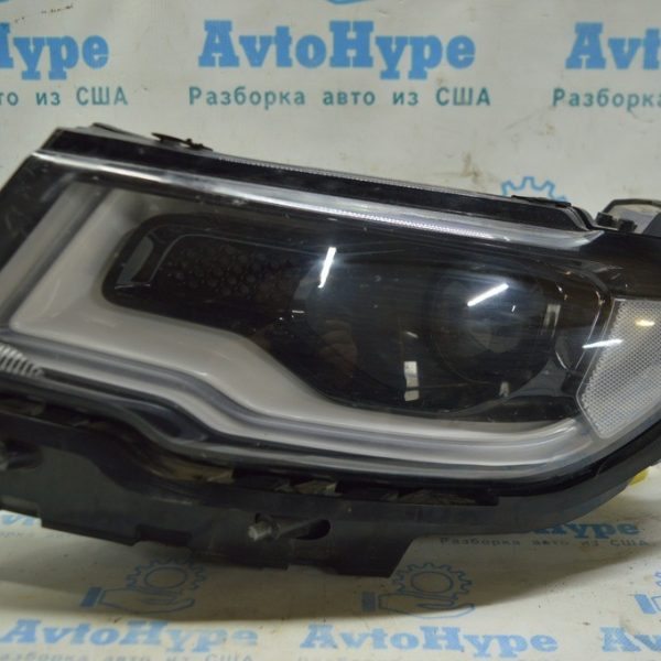 Фара передняя левая в сборе Jeep Compass 17- ксенон+led, с креплением (01) 55112715AC 55112819AB