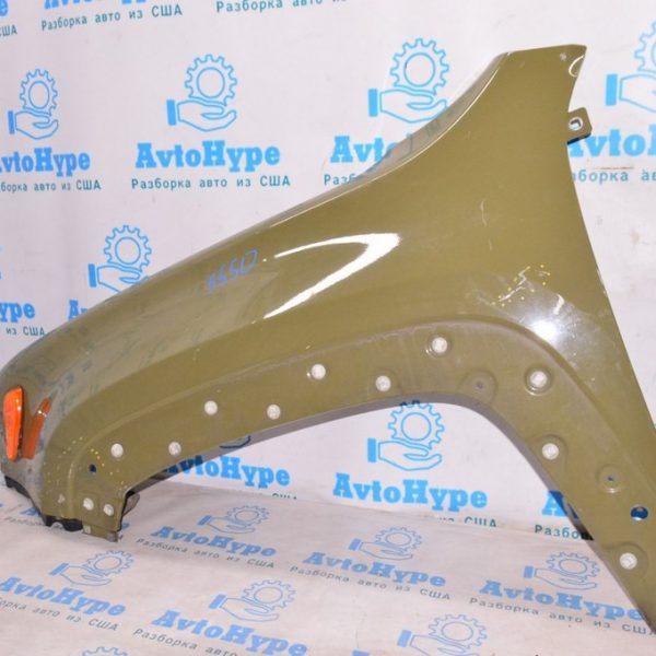 Крыло переднее левое Jeep Renegade 15- (04) зеленый цвет 145 под покраску,вмятинка 68306752AA