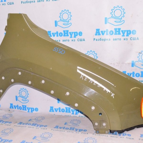 Крыло переднее правое Jeep Renegade 15- (04) зеленый цвет 145 68307086AA