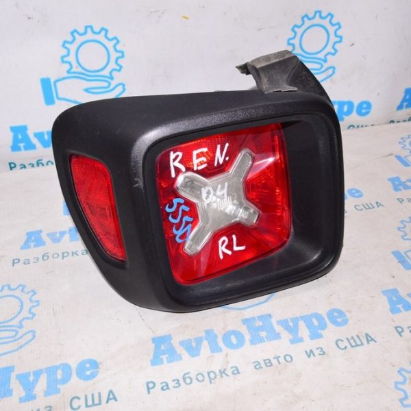 Фонарь левый Jeep Renegade 15-18 дорест черное обрамление (04) 68429903AA