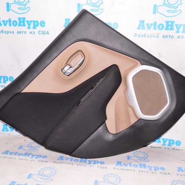 Обшивка двери (карточка) зад лев Jeep Renegade 15- тряпка, беж 6MT67LXHAA