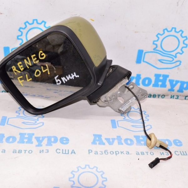 Зеркало боковое левое Jeep Renegade 15- (04) 5ПИН зеленый цвет,код краски 145 5VZ85LXHAA