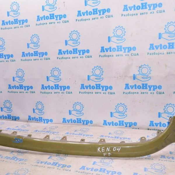 Бампер передний верхняя часть Jeep Renegade 15-18 дорест (04) зеленый цвет,код краски 145 деф. 5UX70TZZAA