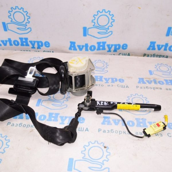 Водительский ремень безопасности Jeep Renegade 15- черн в сборе стрельнувший 6TQ00LXHAA