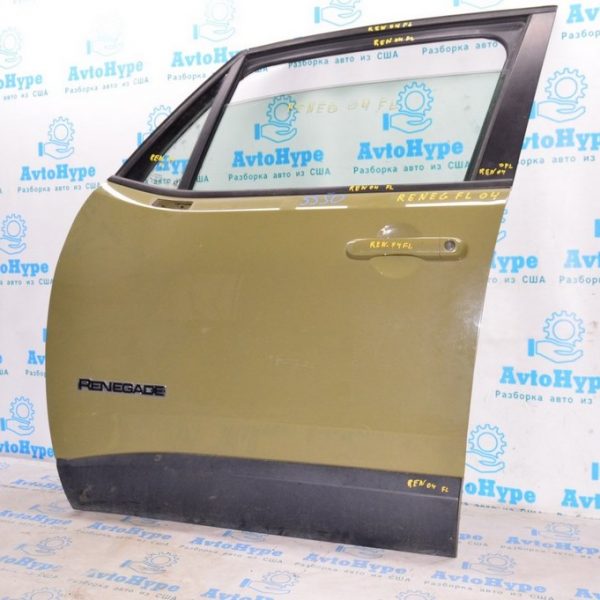 Дверь голая перед лев Jeep Renegade 15- (04) зеленый цвет,код краски 145 68320802AA