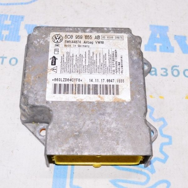 Модуль srs airbag компьютер подушек безопасности VW Passat b7 USA 1.8 (03)топл 5C0-959-655-AB