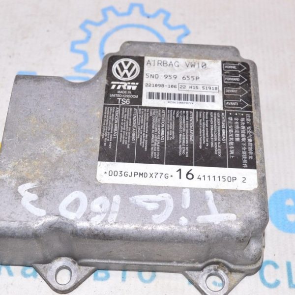 Модуль srs airbag компьютер подушек безопасности VW Tiguan 09-17 (03) ОК 5N0959655P