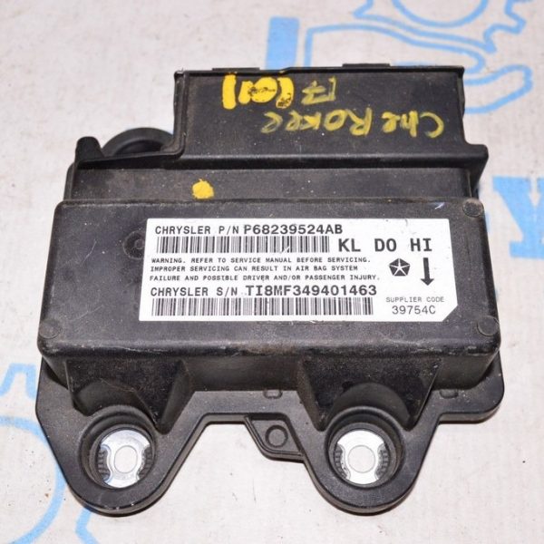Модуль srs airbag компьютер подушек безопасности Jeep Cherokee KL 14- (01) стрельнувший 68239524AB