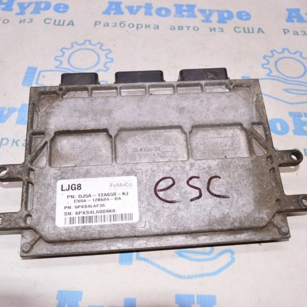 Блок ECU компьютер двигателя Ford Escape MK3 13- см номер cv6a-12b684-da