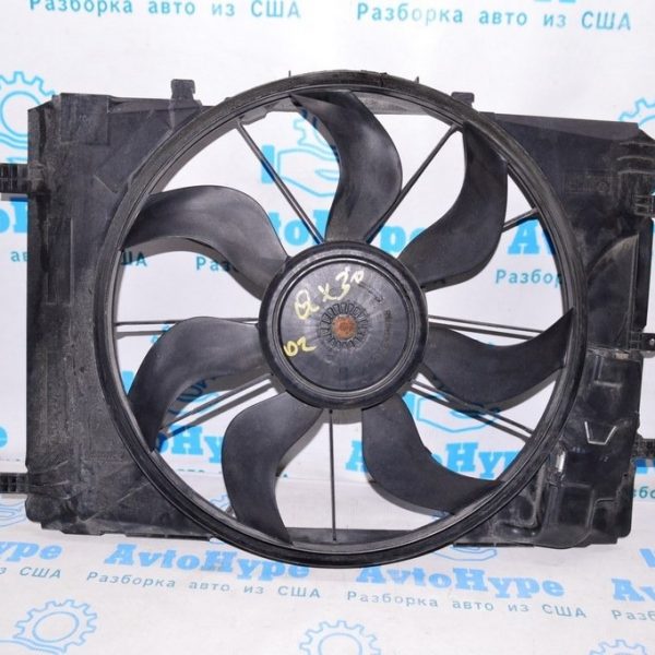 Диффузор кожух радиатора в сборе Infiniti QX30 17- (02) с компьютером управления 214815DD0A