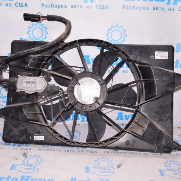 Диффузор кожух радиатора в сборе Jeep Cherokee KL 14- 2.4 на 1 мотор (02) с компьютером упр 68205996AC