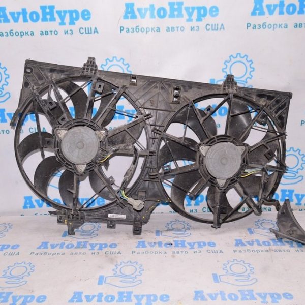 Крыльчатка вентилятора охлаждения лев Nissan Rogue 14- 7 лопостей (03) 21486-4CM1A