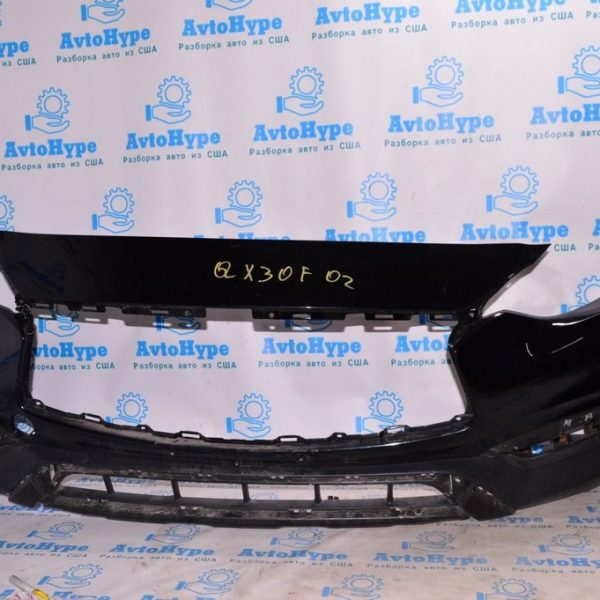 Бампер передний голый Infiniti QX30 17- S (02) черный незначительный деф FBM225DJ0H